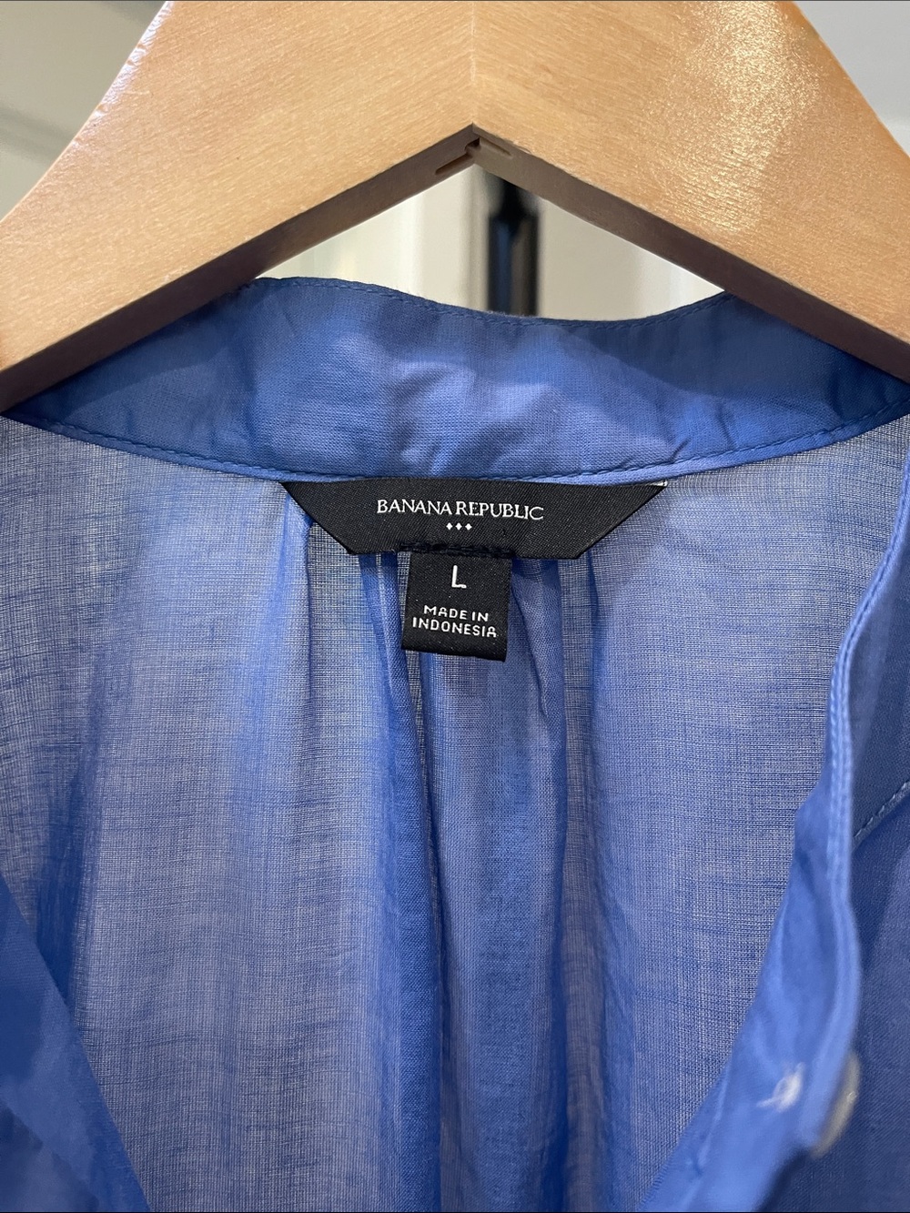 Banana Republic Blue Lightweight Shirt Dress - Picture 8 of 12